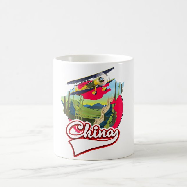 China Travel map logo Coffee Mug (Center)