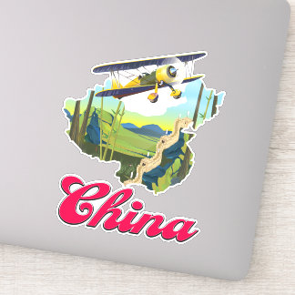 China travel map poster