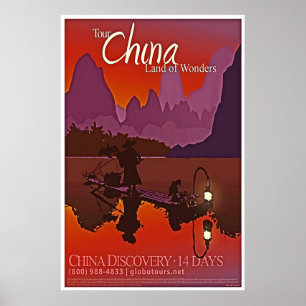 China Travel Poster Chinese Art Print