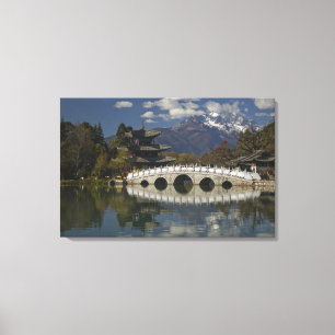 CHINA, Yunnan Province, Lijiang. Lijiang Old Canvas Print