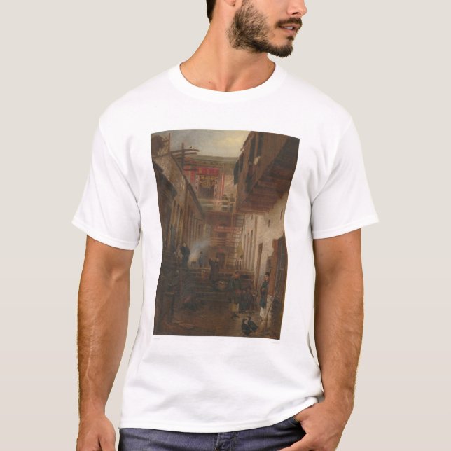 Chinatown Alley, Sing Yuen Washing & Ironing(1228) T-Shirt (Front)