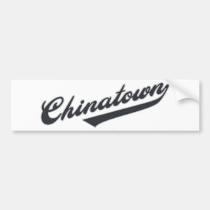 Chinatown Bumper Sticker
