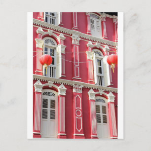 Chinatown colonial architecture Singapore Postcard