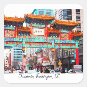 Chinatown DC, USA Square Sticker