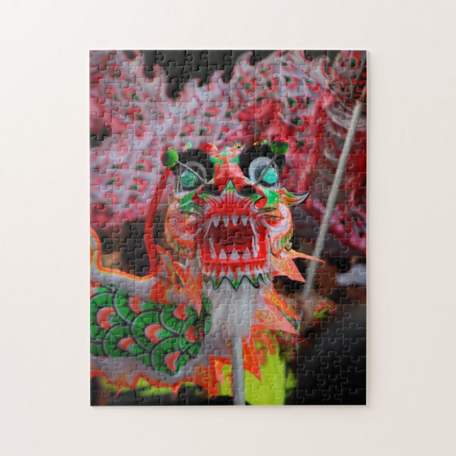 Chinatown Dragon Jigsaw Puzzle (Vertical)