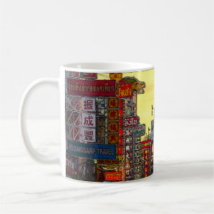 Chinatown in Bangkok Thailand - Altered Photo Coffee Mug