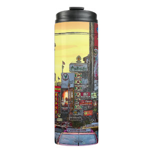Chinatown in Bangkok Thailand - Altered Photo Thermal Tumbler