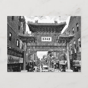 Chinatown in Philadelphia Postcard