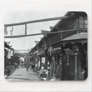 Chinatown in Shanghai, late 19th century Mouse Mat