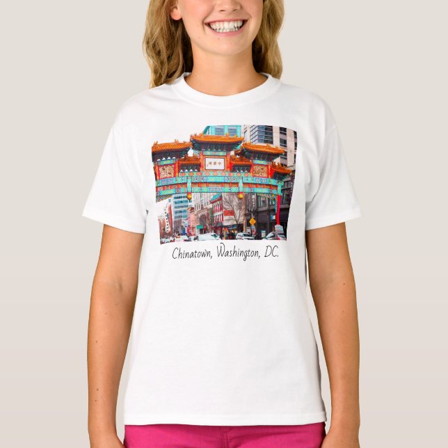 Chinatown in Washington, DC.  T-Shirt (Front)