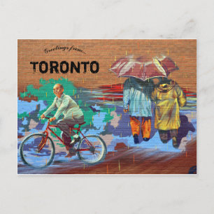 Chinatown Mural Toronto Ontario Canada Postcard