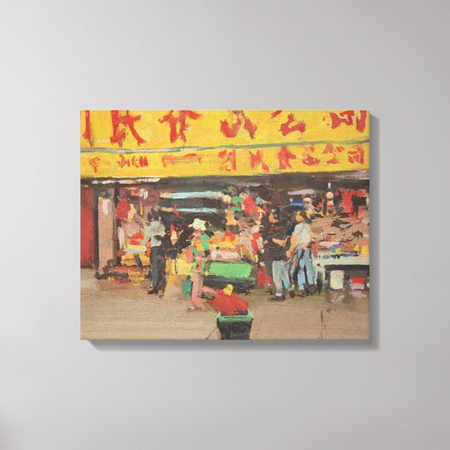 Chinatown New York 2012 Canvas Print (Front)