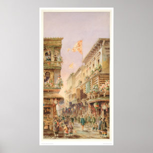 Chinatown San Francisco (0108A) Poster