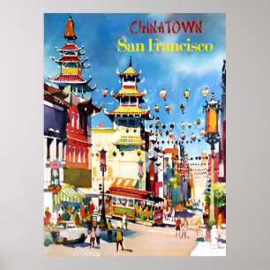 Chinatown, San Francisco Poster