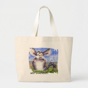 Chinchilla Cartoon Funny Tote Bag