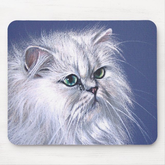 Chinchilla Cat Mouse Mat (Front)