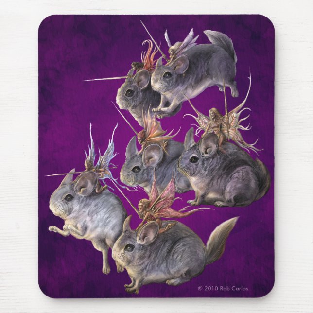 Chinchilla Cavalry Mousepad (Front)