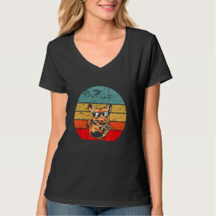 Chinchilla Chinchillas Lover Retro Vintage Drinkin T-Shirt