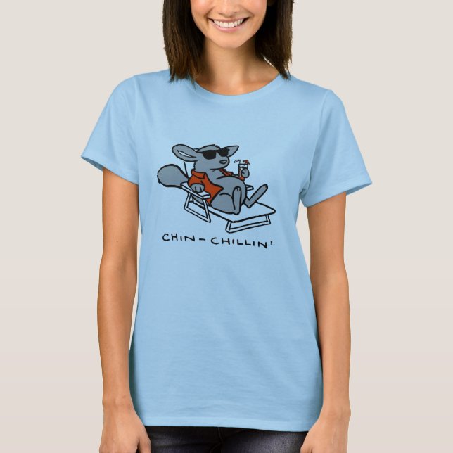 Chinchilla chinchillin Ladies Top (Front)