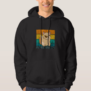 Chinchilla Dancing Chinchilla Retro Vintage Pet Ow Hoodie