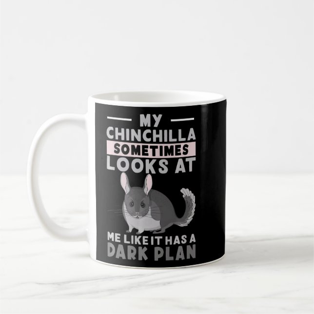 Chinchilla Design For A Rodent Lover  Coffee Mug (Left)