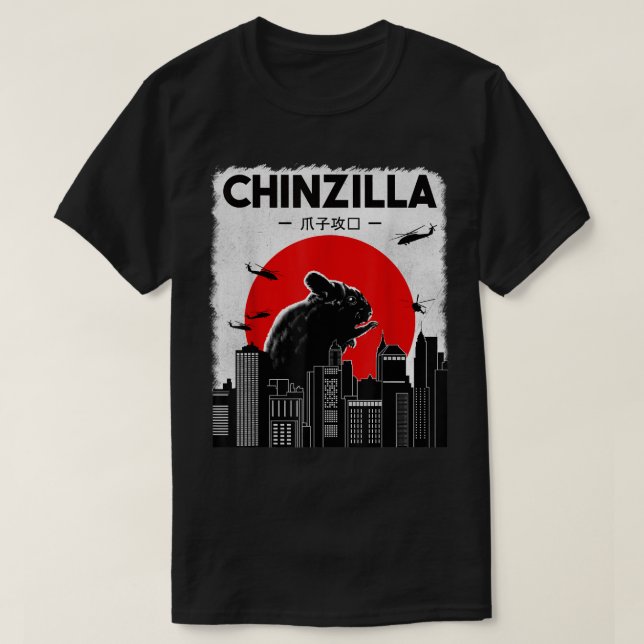 Chinchilla , Funny Chinzilla Tshirt, Chinchilla Lo T-Shirt (Design Front)