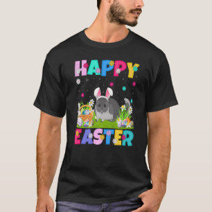 Chinchilla  Happy Easter Bunny Chinchilla Easter S T-Shirt