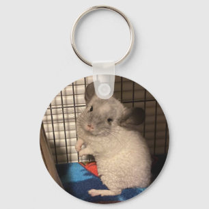 Chinchilla Key Ring