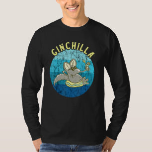 Chinchilla Lemon Chillin Retro Vintage Chinchilla T-Shirt