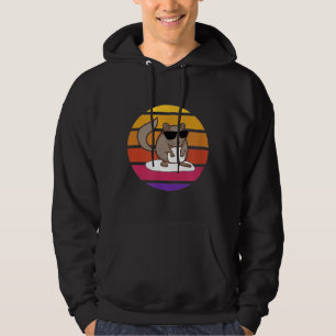 Chinchilla Lover Chinchilla Mum Pet Owner Retro 80 Hoodie