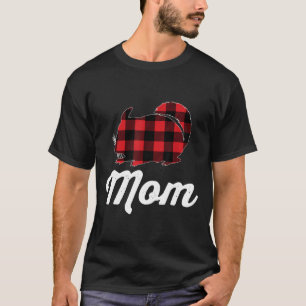 Chinchilla Mum Lover Red Plaid Rodent Pet Owner Ga T-Shirt