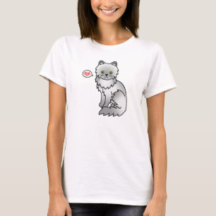 Chinchilla Persian Cat Love T-Shirt
