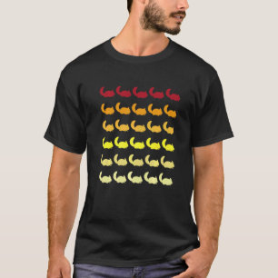 Chinchilla Retro Animal Pattern T-Shirt