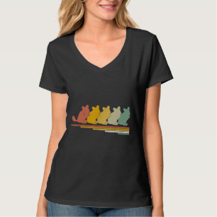 Chinchilla Retro Vintage 70s 80s Animal Lover T-Shirt