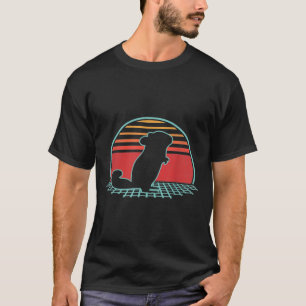 Chinchilla Retro Vintage 80s Style Animal Lover T-Shirt