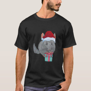 Chinchilla Santa Hat Christmas Chinchilla Owner Xm T-Shirt