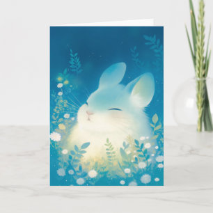 Chinchilla Serene Floral Retreat Card