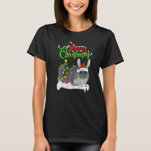 Chinchilla  Xmas Decorations Santa Chinchilla Chri T-Shirt