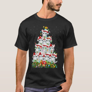 Chinchilla   Xmas Lights Santa Chinchilla Christma T-Shirt