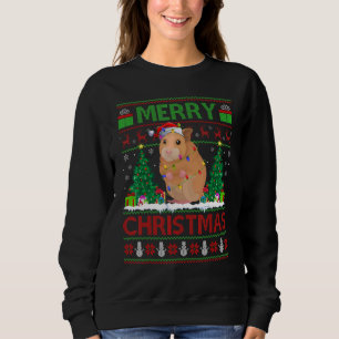 Chinchilla Xmas Tree Ugly Santa Chinchilla Chris Sweatshirt