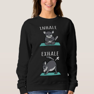 Chinchilla Yoga Inhale Exhale Sweatshirt