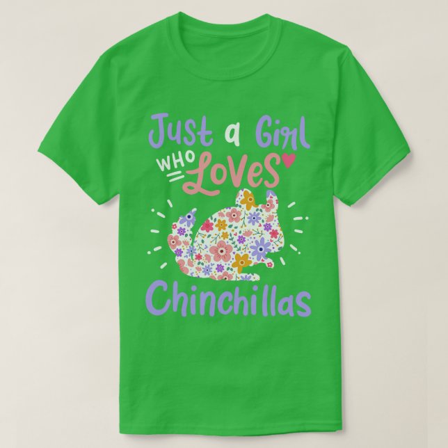 Chinchillas Chinchilla Lover T-Shirt (Design Front)
