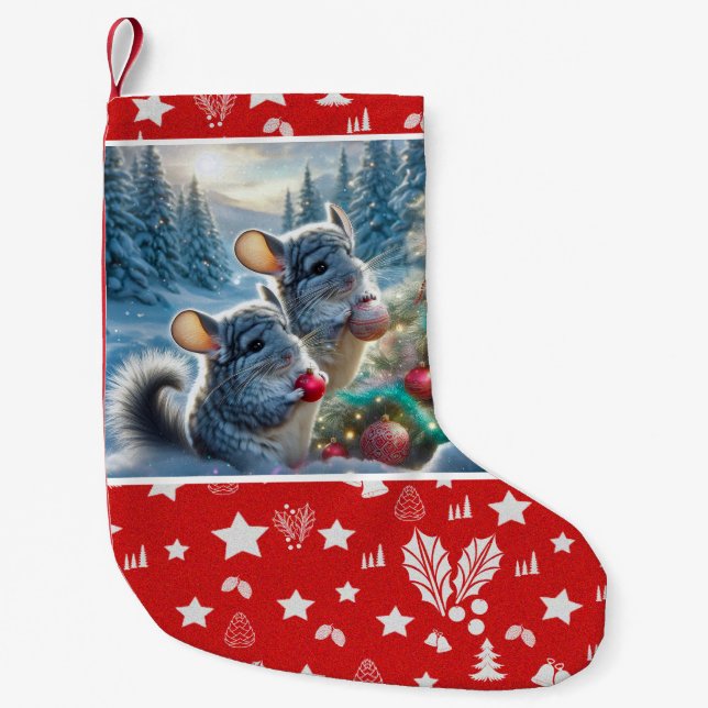 Chinchillas' Christmas Stocking (Front)