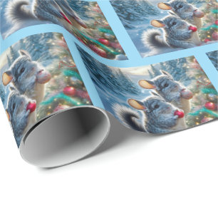 Chinchillas' Christmas Wrapping Paper