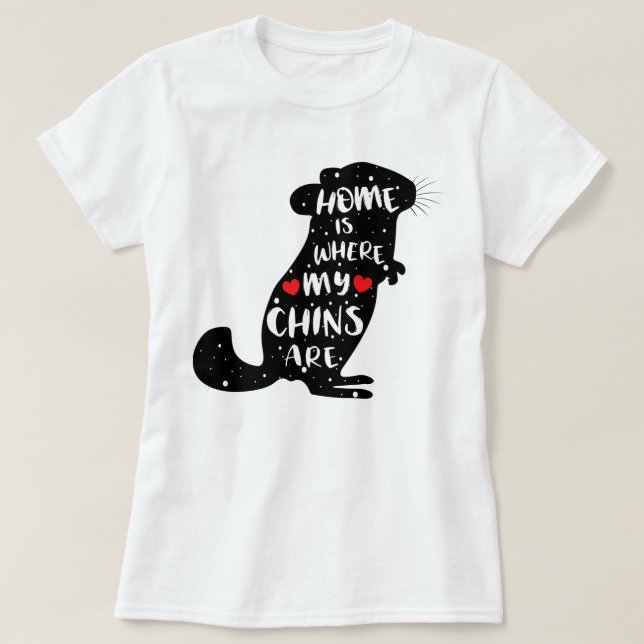 chinchillas | Good slogan | Chinchilla holder T-Shirt (Design Front)