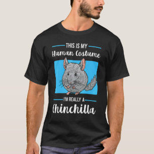 Chinchillas Human Costume Rodent Animal T-Shirt