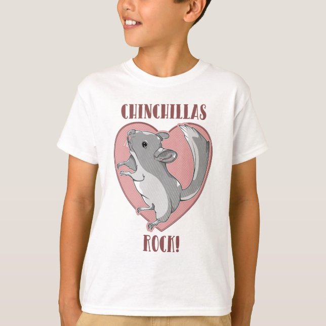 Chinchillas rock T-Shirt (Front)