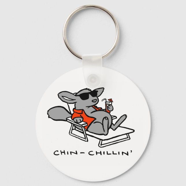 chinchillin key chain (Front)