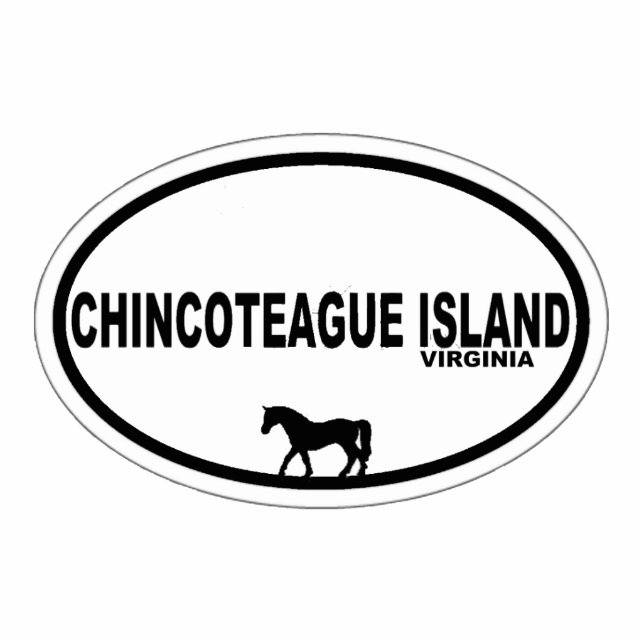 Chincoteague Island. Standing Photo Sculpture (Front)