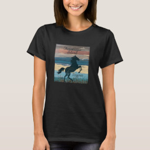 Chincoteague Island VA Wild Horses Nautical Coasta T-Shirt